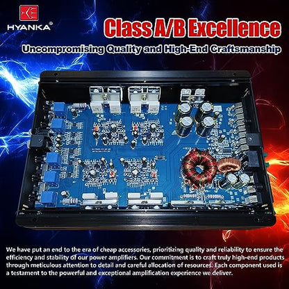 480 Watt 4-Channel Class AB Car Amplifier