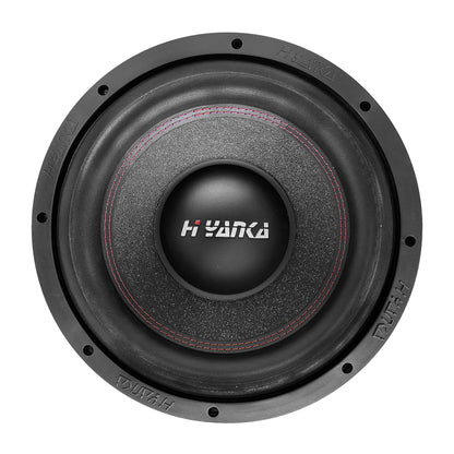 10" Car Subwoofer 500 Watt Rms DVC 4-Ohms Black Aluminum Basket