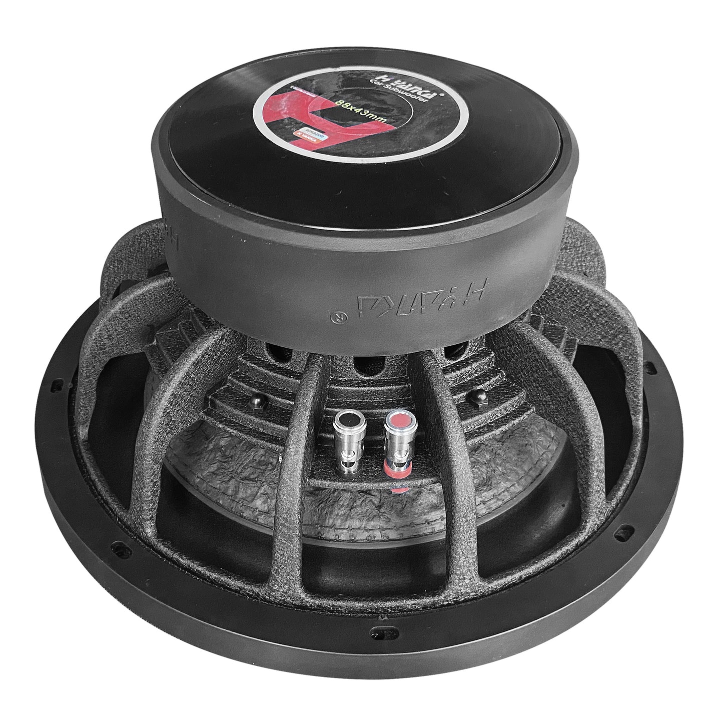 10" Car Subwoofer 500 Watt Rms DVC 4-Ohms Black Aluminum Basket