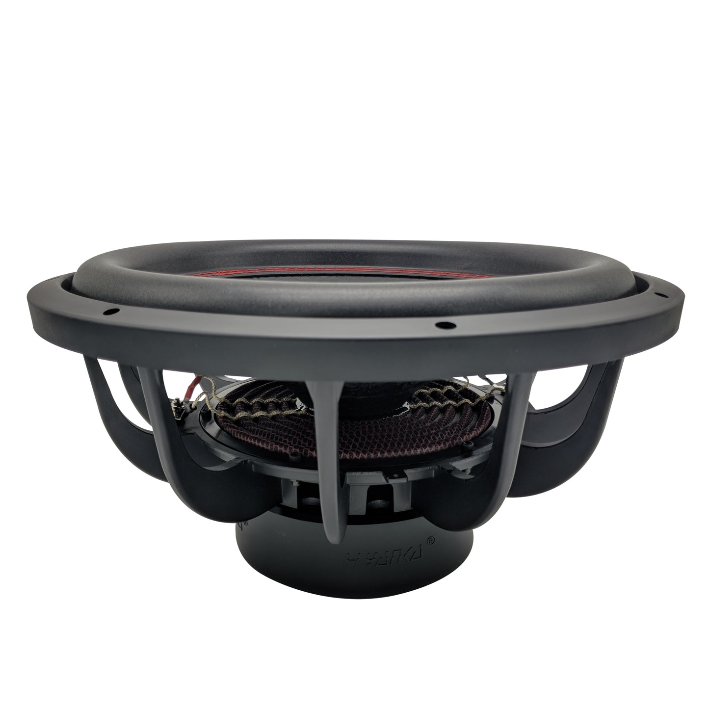 15" Car Subwoofer 1200 Watt Rms DVC 2-Ohms Black Aluminum Basket