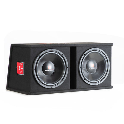 SKP-D12M | Dual 12" 1200 Watt Loaded Subwoofer Enclosure