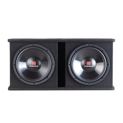 SKP-D12M | Dual 12" 1200 Watt Loaded Subwoofer Enclosure