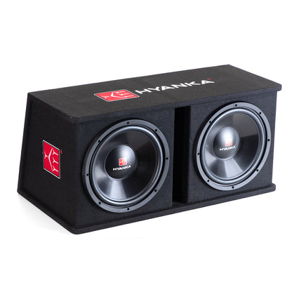 SKP-D12M | Dual 12" 1200 Watt Loaded Subwoofer Enclosure