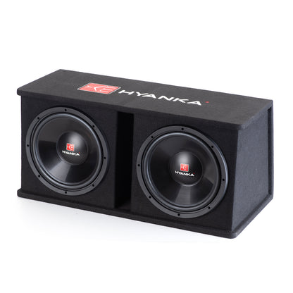 SKP-D12M | Dual 12" 1200 Watt Loaded Subwoofer Enclosure