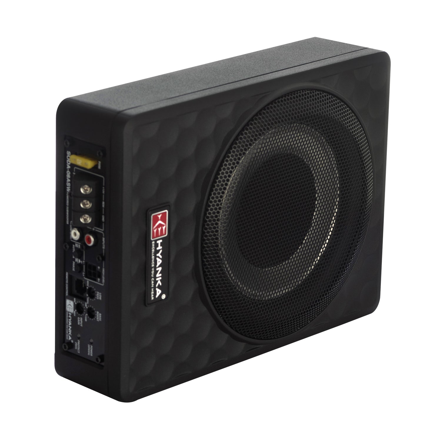 8" Amplified UnderSeat Subwoofer 100 Watt Rms